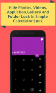Calculator Vault Gallery Lock screenshot 0