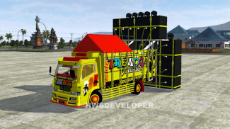 Mod Bussid DJ Truck Simulator screenshot 4