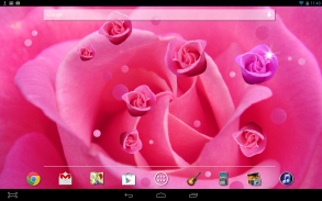Розовая Роза Живые Обои screenshot 2