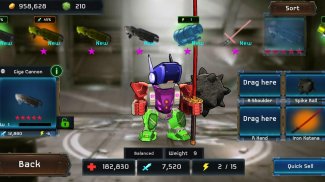 MegaBots Battle Arena:costruisci robot combattente screenshot 5