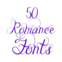 Romance Fonts Message Maker Icon