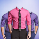 Men Formal Shirt Photo Suit Icon