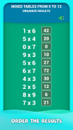 Multiplication tables games screenshot 0