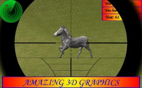 Zebra Jagdspiel screenshot 1