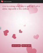 Cute Love Quotes screenshot 5