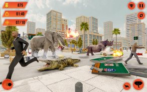 Gorilla City Rampage :Animal Attack Game Free screenshot 5