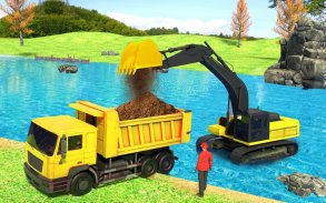 River Sand Excavator Simulator: Crane Game screenshot 0