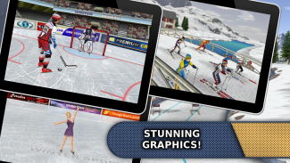 Athletics: Снег Спорт Free screenshot 5
