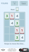 Fours - Number Matching Game screenshot 1