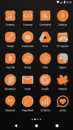 Bright Orange Icon Pack ✨Free✨ screenshot 18