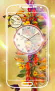 Leaves Analog Clock Live Wallpaper screenshot 6