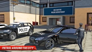 Simulateur de voiture de police - Police Car Sim screenshot 0