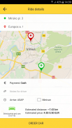 eTAKSI - get taxi in Lithuania screenshot 0