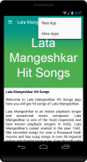 Lata Mangeshkar Hit Songs screenshot 3