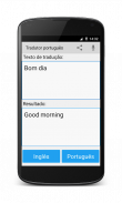 Português para Inglês Tradutor screenshot 2