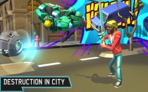 Superhero Robot Action Game 3D screenshot 1