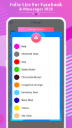 Folio Lite For Facebook & Messenger 2020 screenshot 3