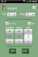 Golf ScoreCard Free screenshot 1