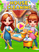 Big Messy Home Cleaning Games screenshot 6