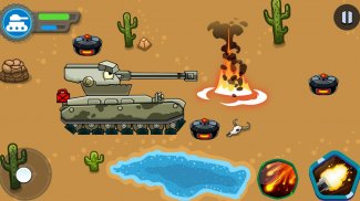 Tank battle: Tanks War 2D screenshot 2