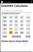 Scientific Calculator screenshot 1