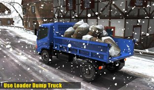 Clean Road 3D Snow Heavy Excavator Crane Rescue screenshot 9