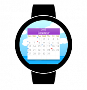 Wear Calendar 2020 (Wear OS) screenshot 3