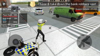 Police Car Driving Motorbike screenshot 2