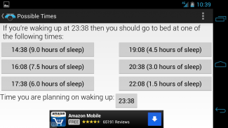 90night: SleepyTime Calculator screenshot 7