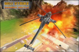 Heli đình công Gunship Trận 3D screenshot 3