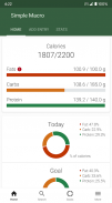 Simple Macro - Calorie Counter screenshot 1