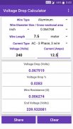 Voltage Drop Calculator screenshot 1
