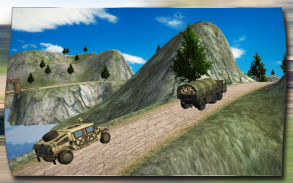 Caminhão de exército driver 3D screenshot 2