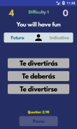 VerbSquirt Spanish Verbs screenshot 2