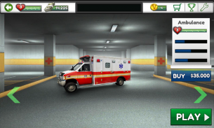aparcamiento ambulancia 3D 3 screenshot 0