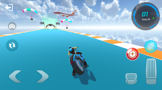 Super Hero Bike Stunt Racing screenshot 4