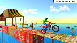 مجنون راكب الدراجة النارية أقصى التحدي السماء حيلة screenshot 4