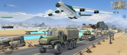 legervoertuig vrachtwagen spel screenshot 8