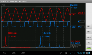 BlueDSO Oscilloscope screenshot 3