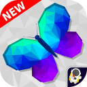 No.PolyArt Coloring Book - LoPoly Tangram Puzzle Icon