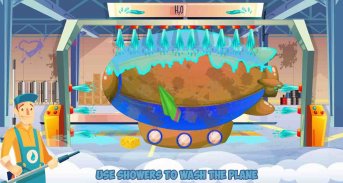 Kids Airplane: Fun Wash Games screenshot 0