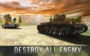 การต่อสู้รถถัง 3D: สงคราม screenshot 3