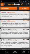 ToDo list - Private Tasks Free screenshot 1