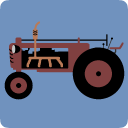 Puzzle Old Tractor Icon