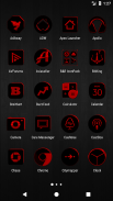 Black and Red Icon Pack v9.0 (Free) screenshot 1