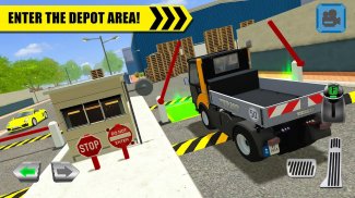 Truck Driver: Depot Parking Si screenshot 9