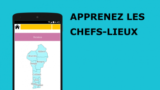 Carte Jeu Puzzle 2020 - Bénin - Départements screenshot 2