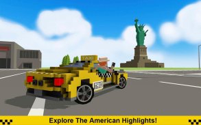 Crazy Taxi Driver: American Blocky Cab screenshot 1