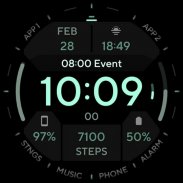 TACT TWO: Wear OS Watch face screenshot 8