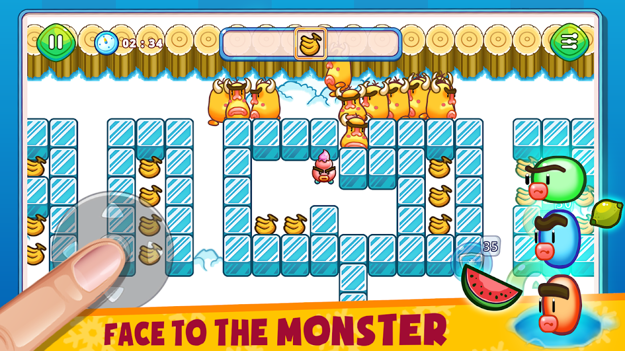 بازی Fruit Ice Cream 2 - Ice cream war Maze Game - دانلود